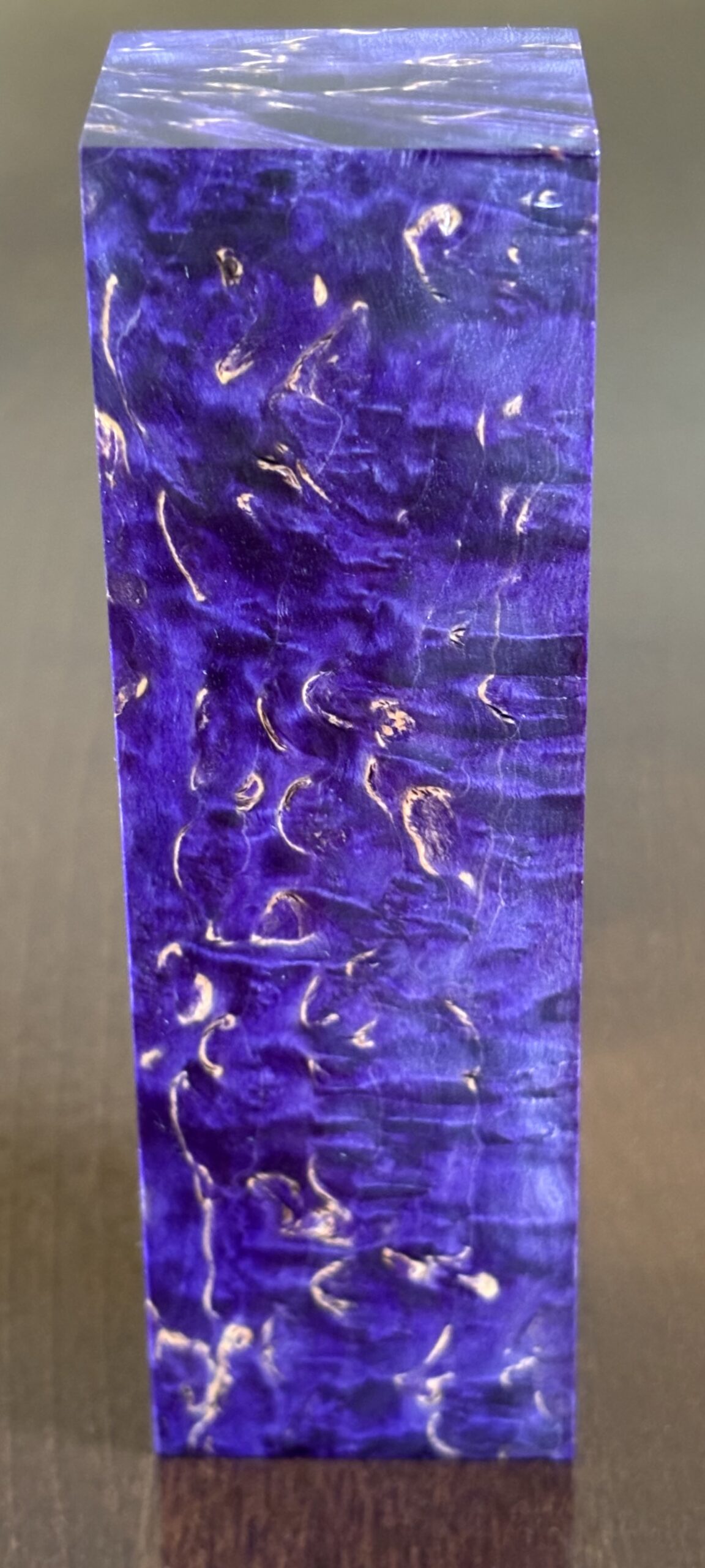 Stabilized and dyed Masur birch wood. Dimensions: 30x40x135mm - Image 5